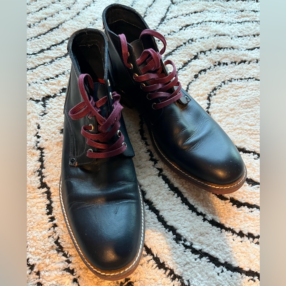 Steve Madden Mens Shoes Boot Color: blue Size 10